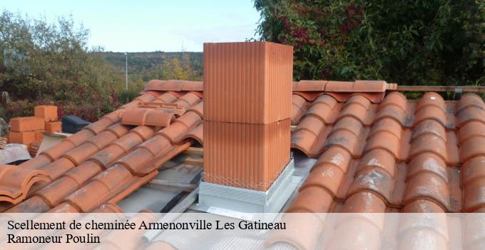 Scellement de cheminée armenonville-les-gatineau-28320 Ramoneur Poulin