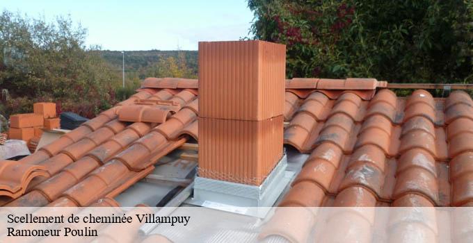 Scellement de cheminée villampuy-28200 Ramoneur Poulin