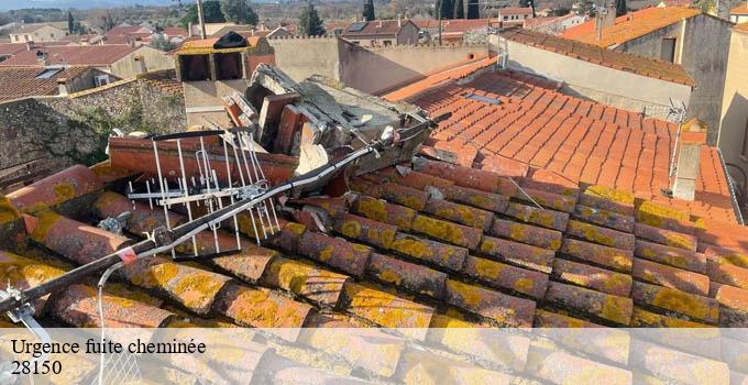 Urgence fuite cheminée  bonce-28150 Ramoneur Poulin