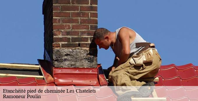 Etanchéité pied de cheminée les-chatelets-28270 Ramoneur Poulin